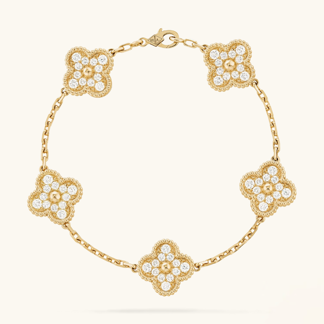 CLOVER | Golden Black Bracelet Prestige