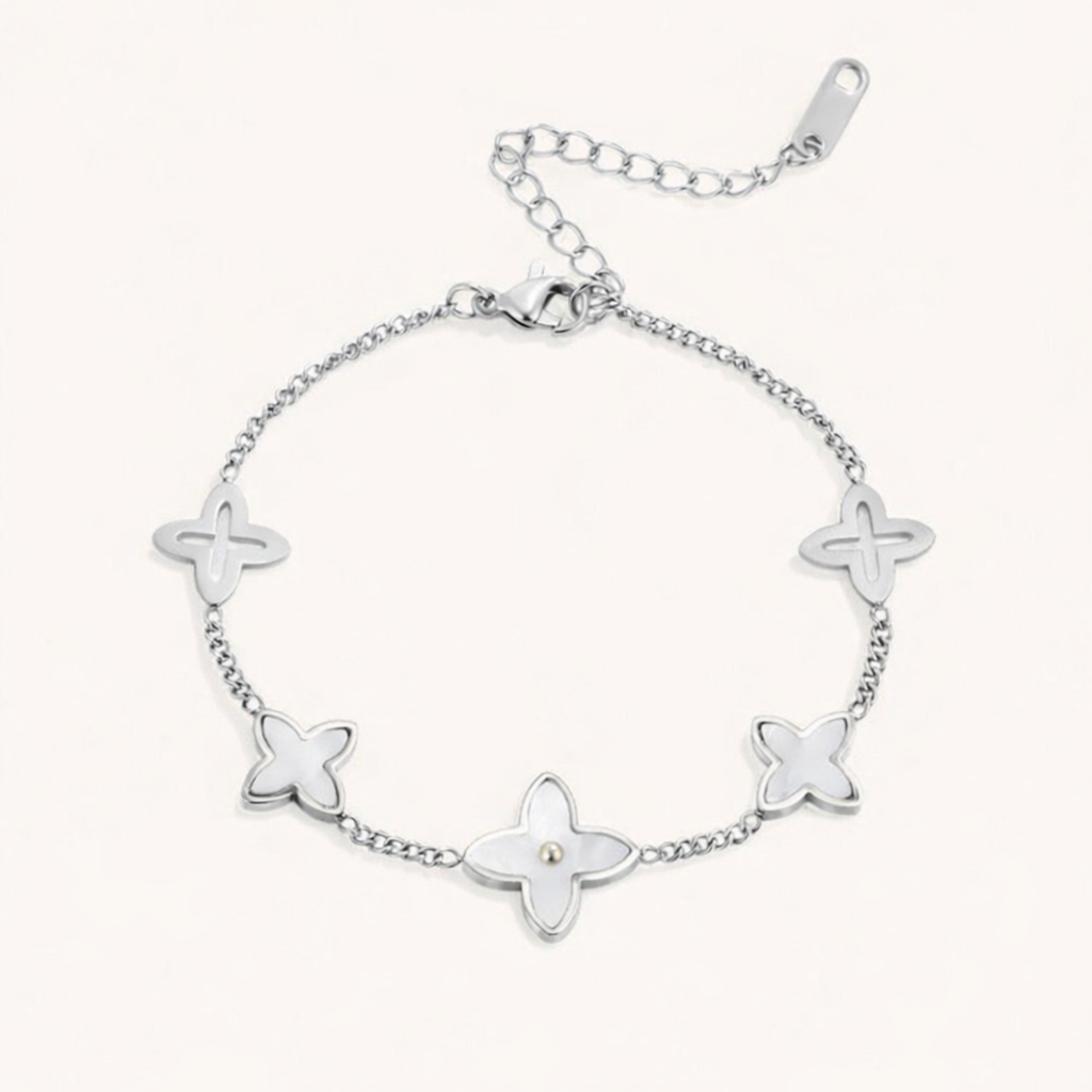 White Blossom | Petal Bracelet